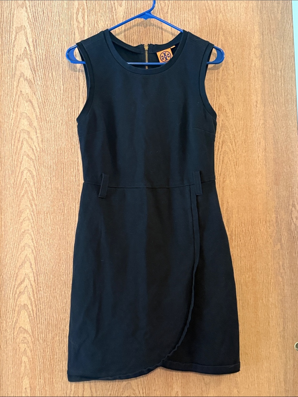 Tory Burch Black Sleeveless Shift Dress